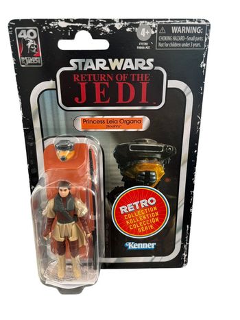 Figurine Star Wars Return Of The Jedi Princesse Leia Organa Retro Collection Kenner Hasbro neuf