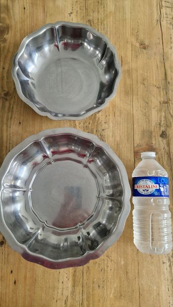 2 plats creux inox