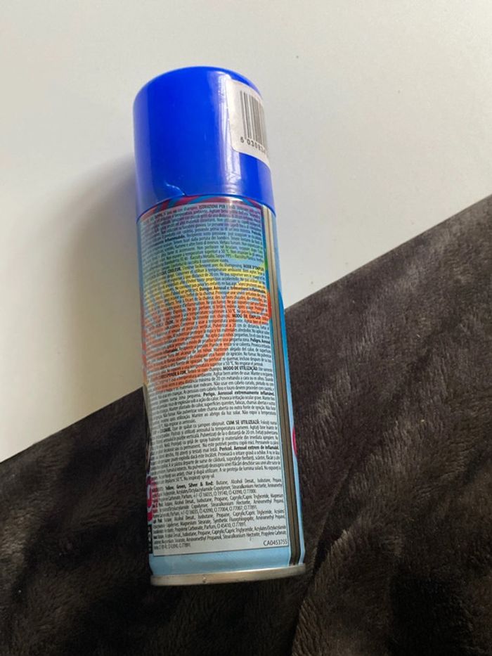 bombe colorée bleue pour les cheveux - photo numéro 3