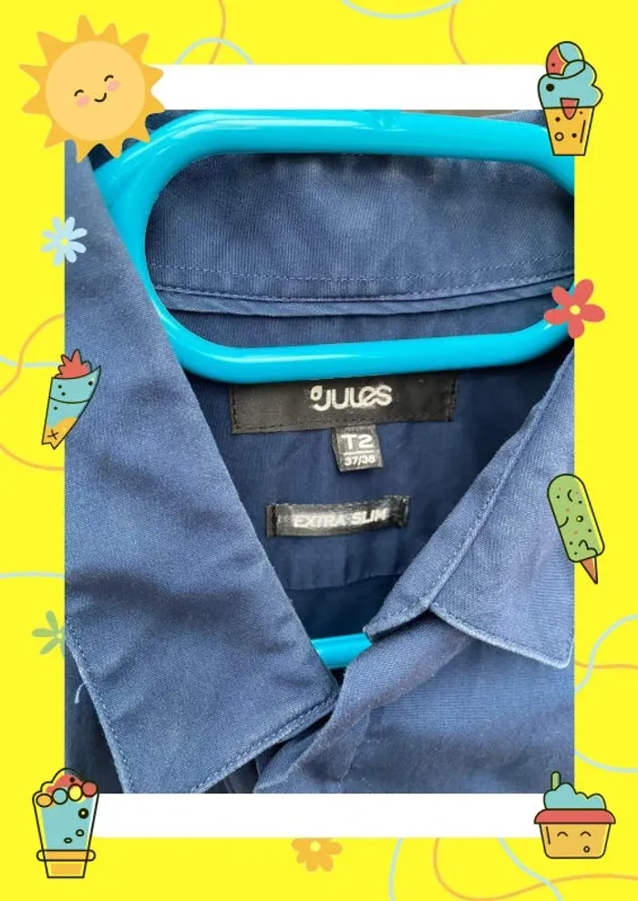 Chemise Jules extra slim Taille 2 37/38 - photo numéro 3