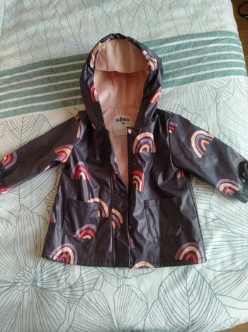 Imperméable doublé polaire taille 12 mois