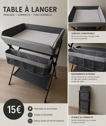 Table à langer