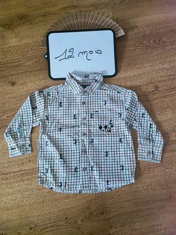 Chemise taille 12 mois