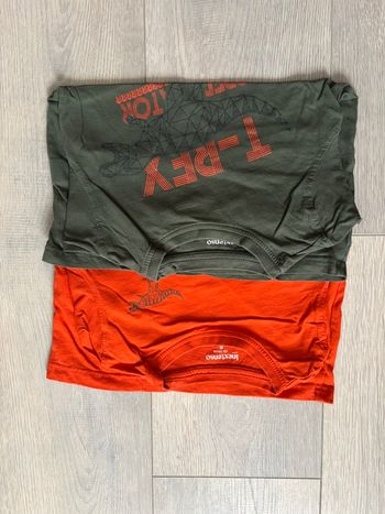 Lot 2 tee-shirts manches longues garçon 6 ans