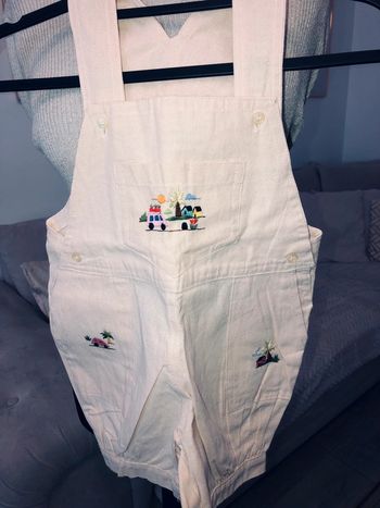 🌼Salopette en lin brodé🌼