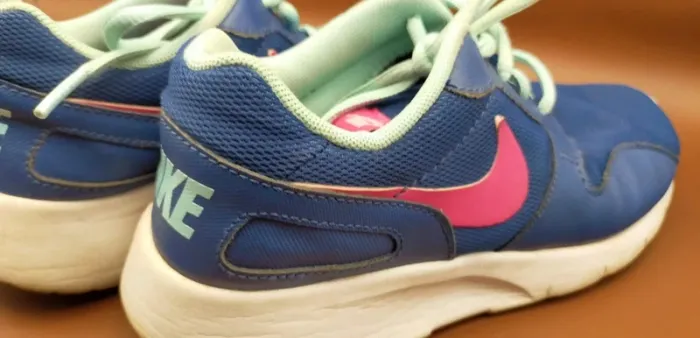 Basket Nike, bleu, pointure 38,5 - photo numéro 7