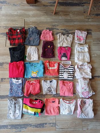 Lot vêtements fille 6 mois