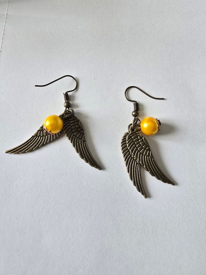 Boucles d’oreilles ailes - photo numéro 2