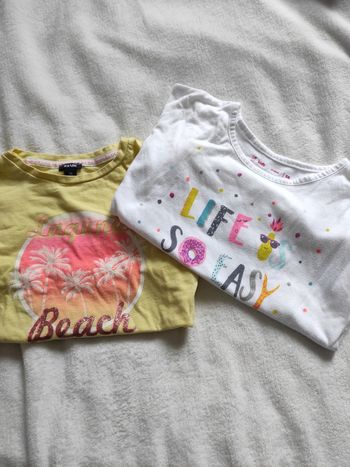 Lot de deux tee shirts