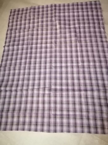 tissu à carreaux 123 x 1 m