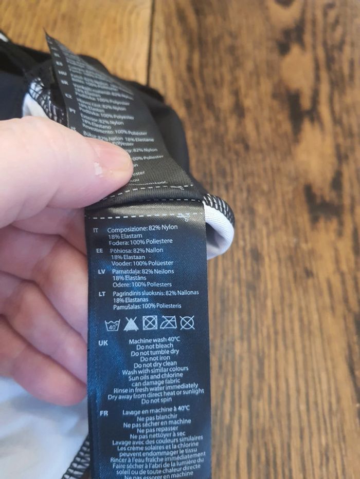 Maillot de bain noir Slazenger eu 42 neuf - photo numéro 15