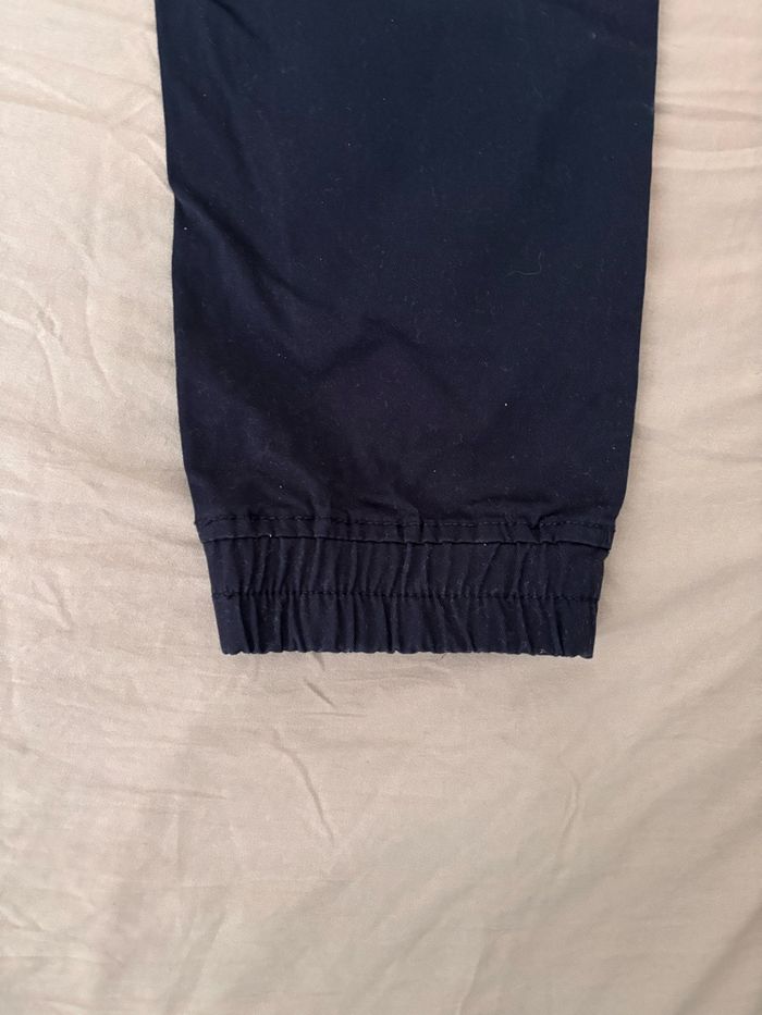 pantalon garçon 14 ans kiabi coton bleu marine élastiques - photo numéro 2