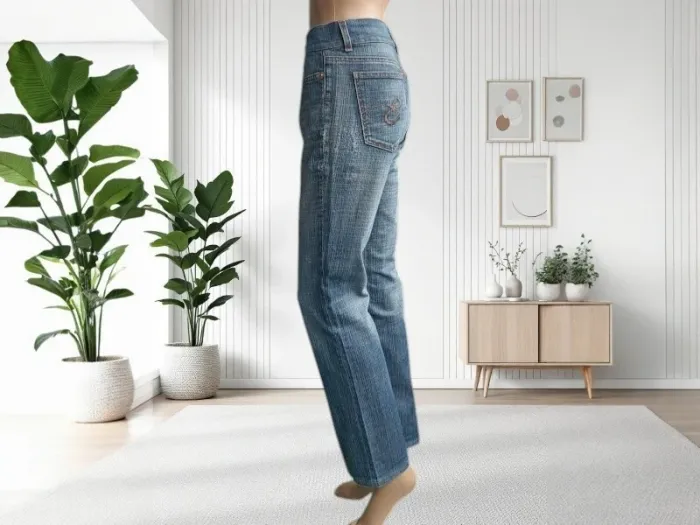 Jean vintage y2 Escada Sport ,coupe droite ,taille mi-haute ,extensible - photo numéro 3