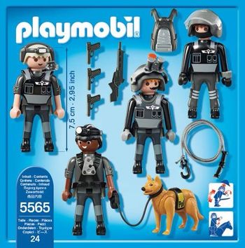 Playmobil Equipe police Swat 5565