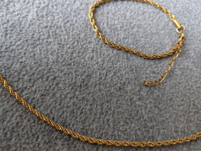 Ensemble de magnifiques bijoux en acier inoxydable - photo numéro 2