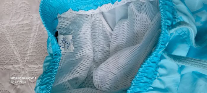 Short de bain motif palmiers turquoise garçon 12 ans kiabi - photo numéro 11
