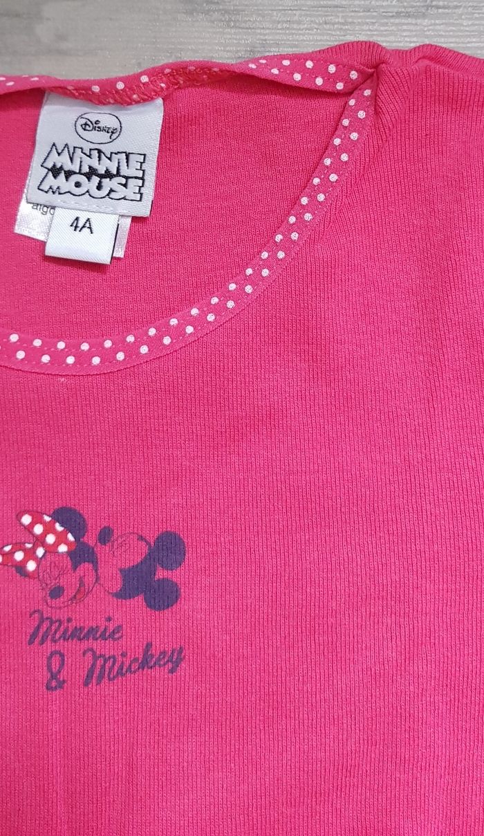 T-shirt fille Minnie 4 ans - photo numéro 2