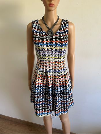 Robe multicolore sans manches Rinascimento taille S TBE