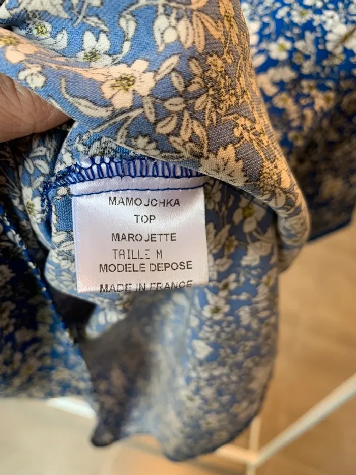 Blouse manches 3/4 Mamouchka taille M - photo numéro 4