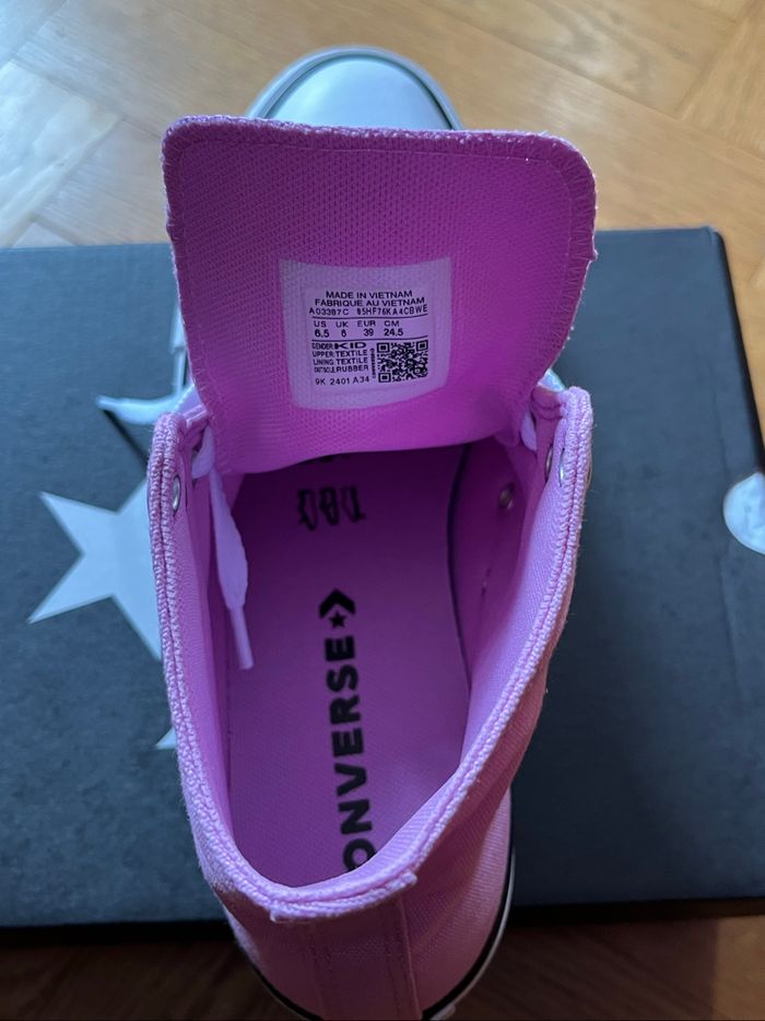 Converse rose taille 39 - photo numéro 7
