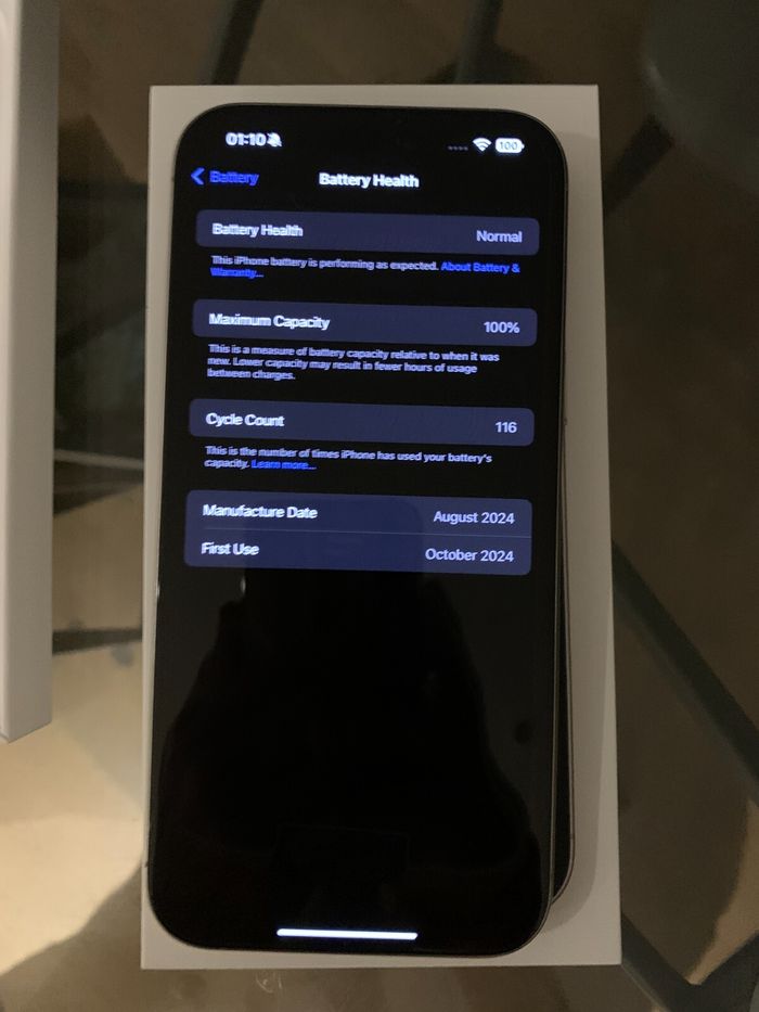iPhone 16 Pro Max 1 To Blanc Titane - photo numéro 5