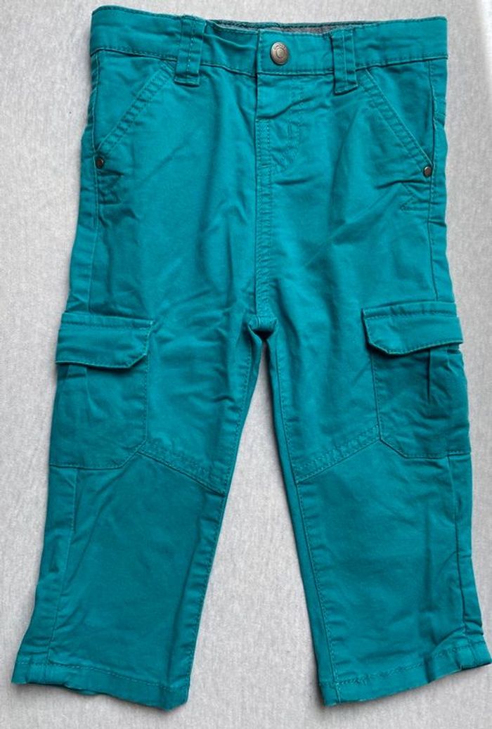 Pantalon cargo bleu 81cm 18m