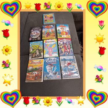 Lot de 10 dvd enfants 