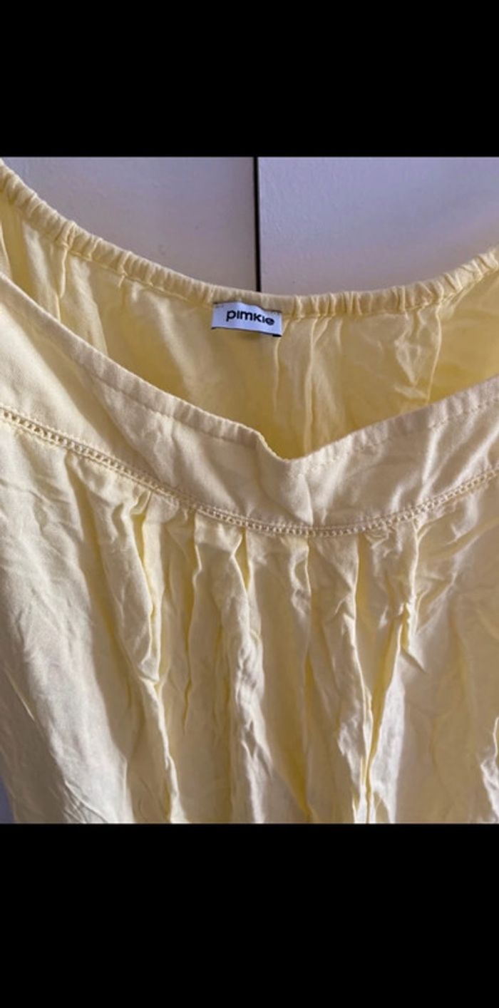 Pimkie robe jaune taille L - photo numéro 2