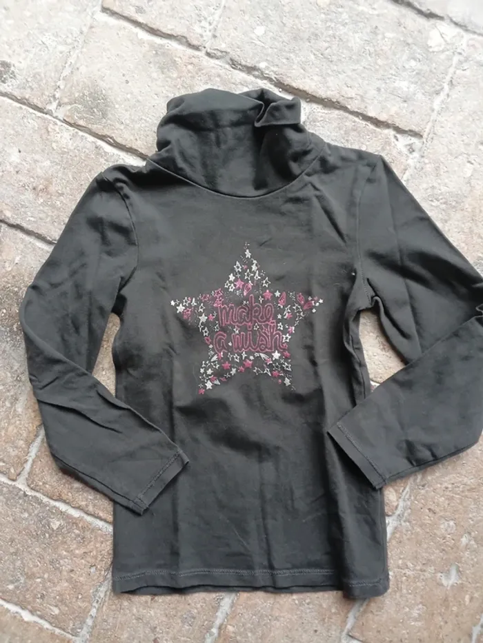 🌹tee shirt manche longue col rouler Orchestra 4 ans 🌹