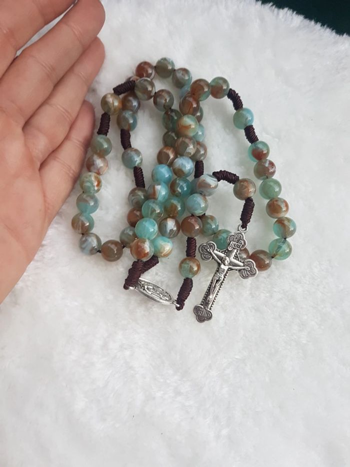 Chapelet pierres naturelles - photo numéro 3