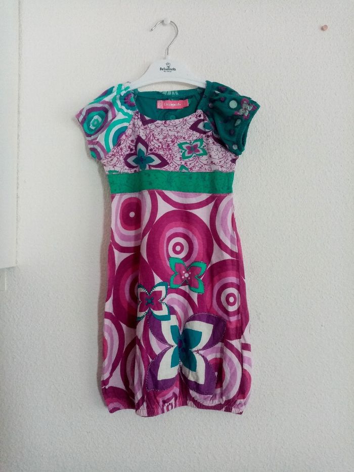 Robe fleurie /fille /desigual/4 ans - photo numéro 2