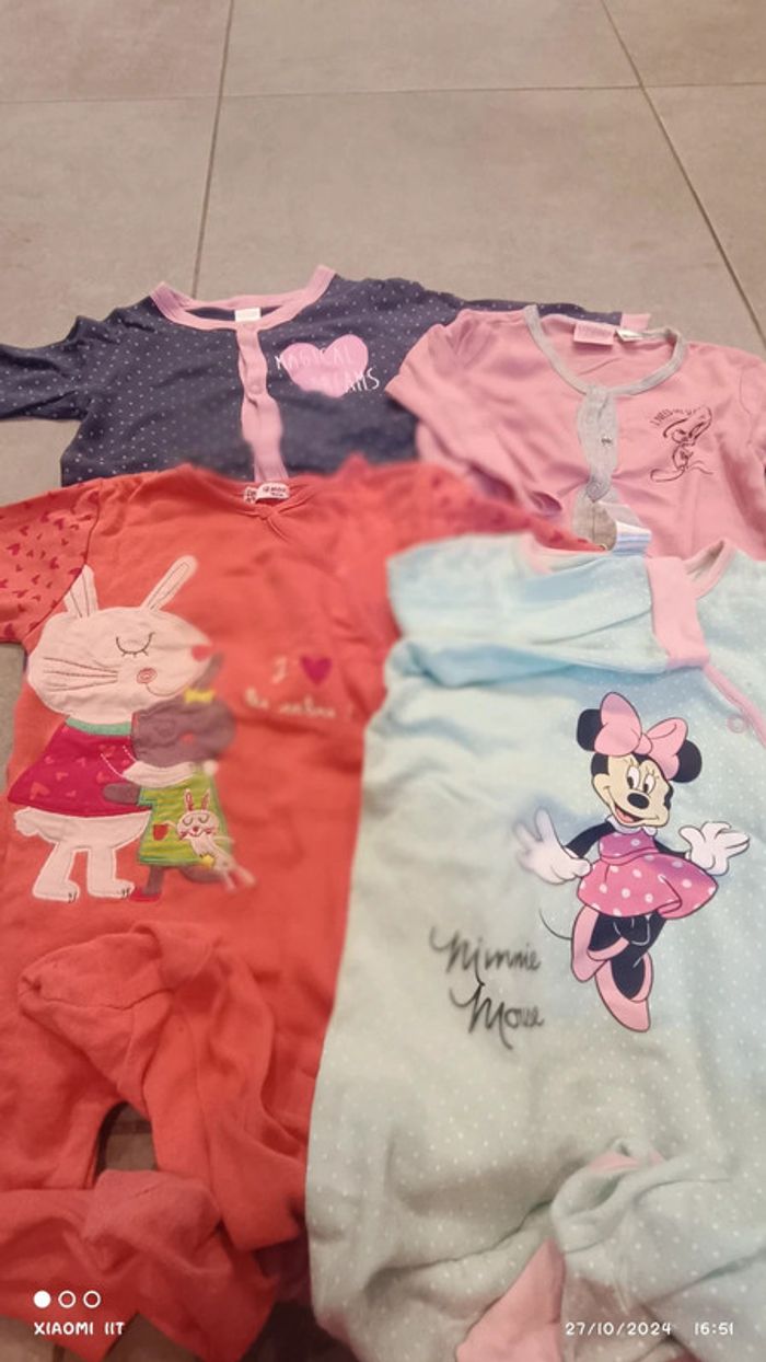 Lot de 4 pyjama