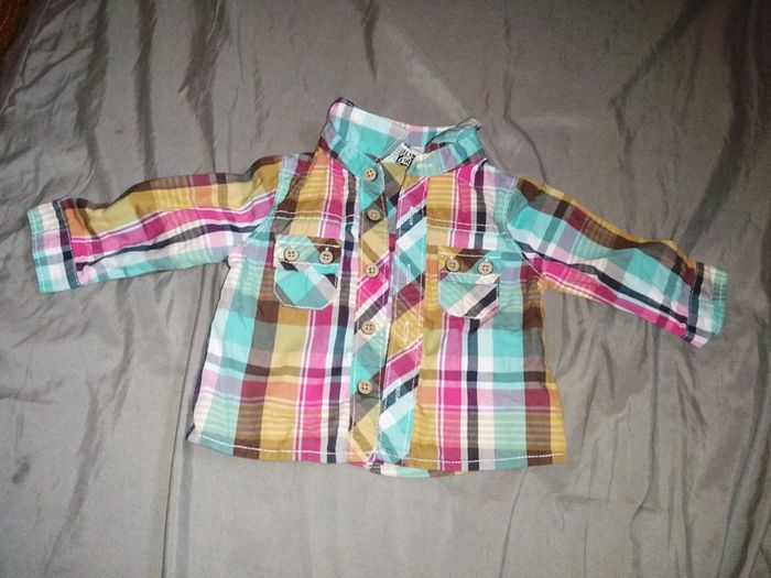 Chemise tape à l œil 6 mois