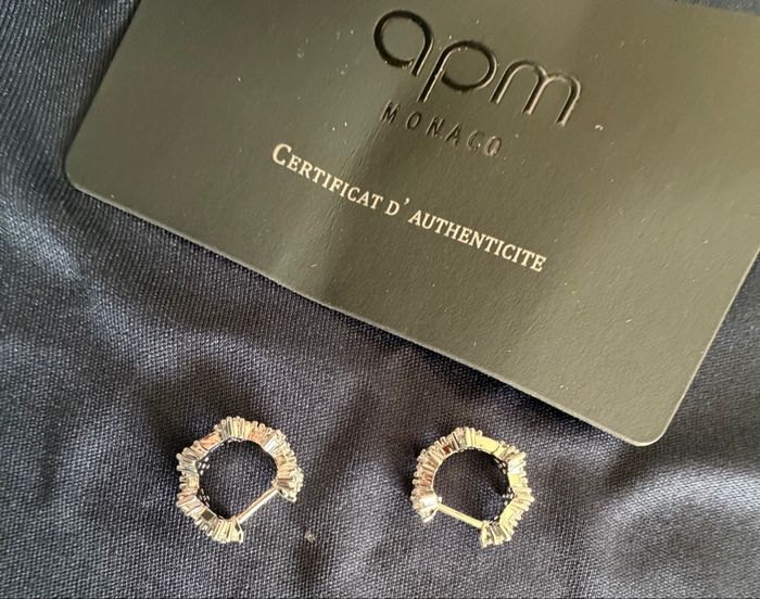Boucles d’oreilles créole apm Monaco - photo numéro 2