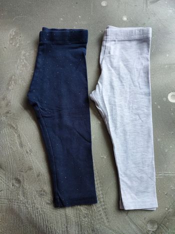 Lot de 2 leggings 18 mois