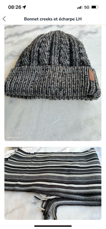 Écharpe et bonnet