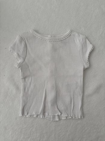 Tee shirt blanc simple 3 mois