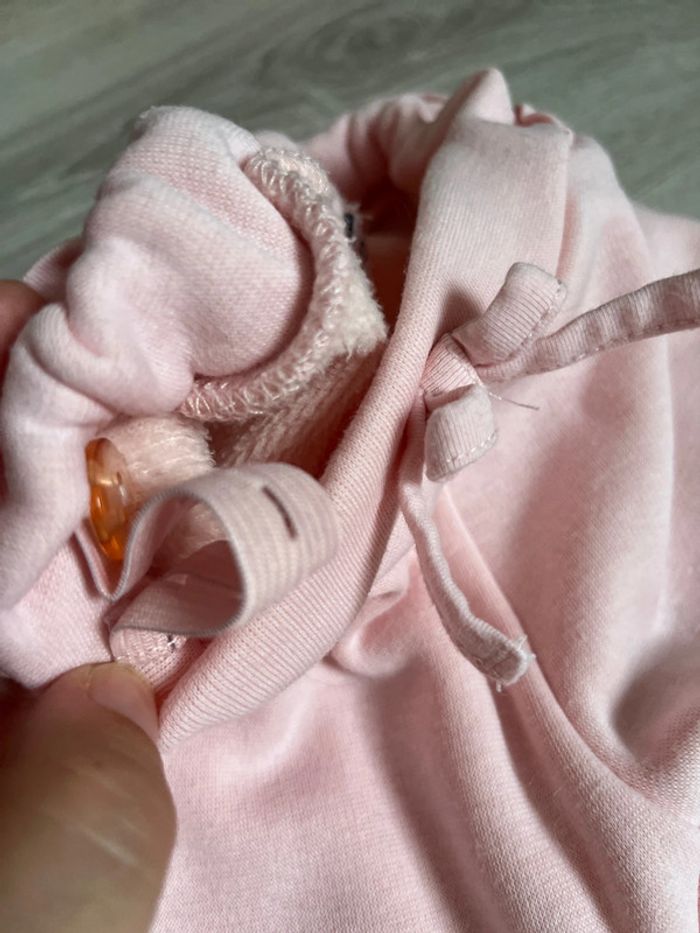 Jogging fourré rose bébé fille - photo numéro 3