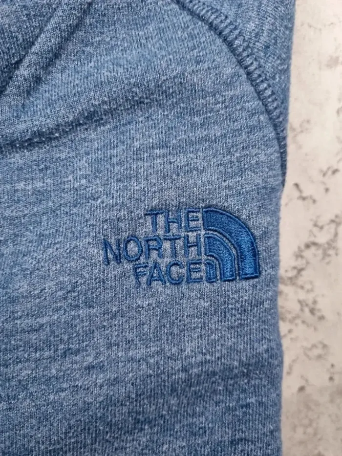 Gilet zippé à capuche The North Face bleu – Taille M Femme (mesures en photos) - photo numéro 7