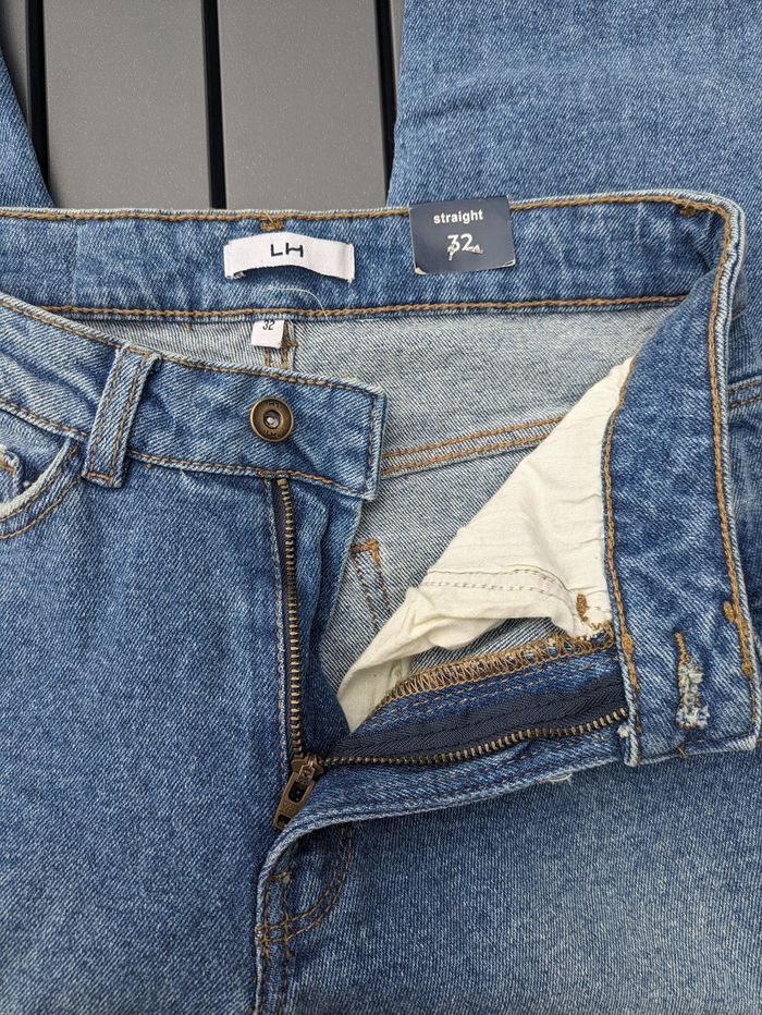 Jean  bleu straight femme/fille T 32 - photo numéro 6