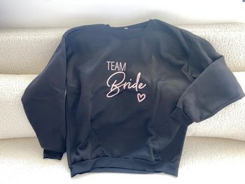 Sweat femme team bride