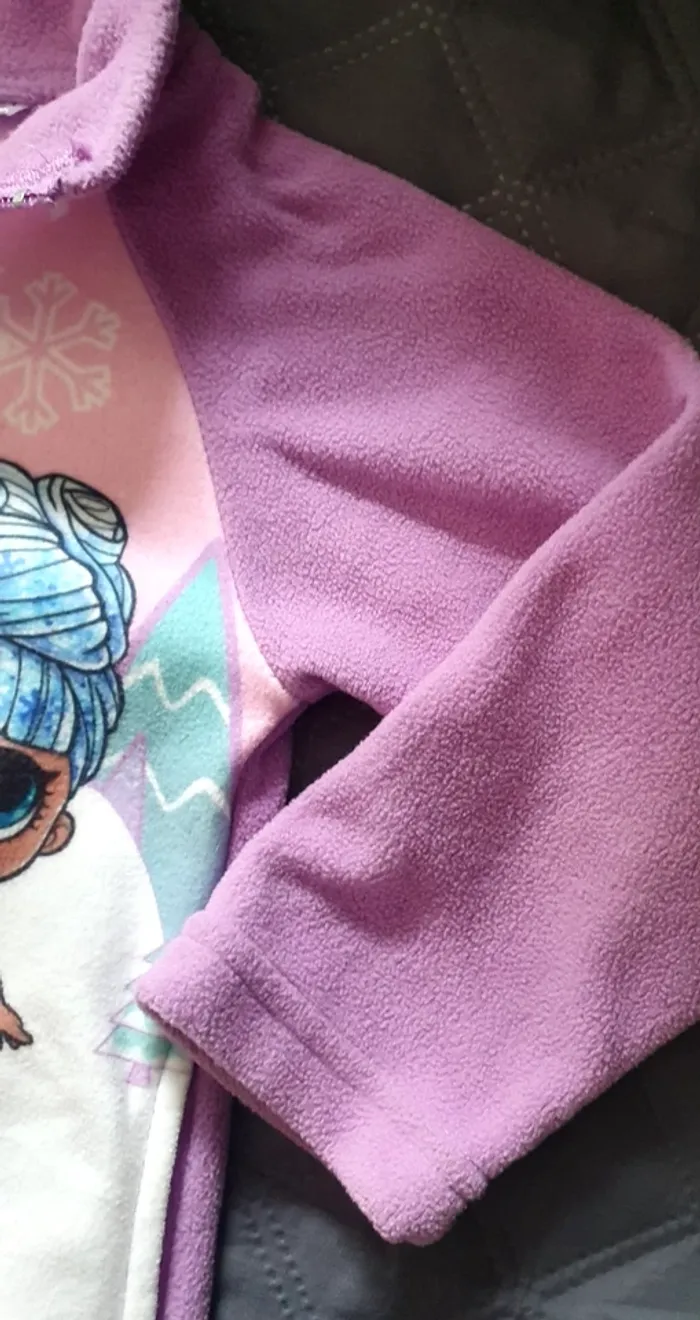 Veste polaire lilas, rose, LOL T: 98 - 3 ans - photo numéro 5
