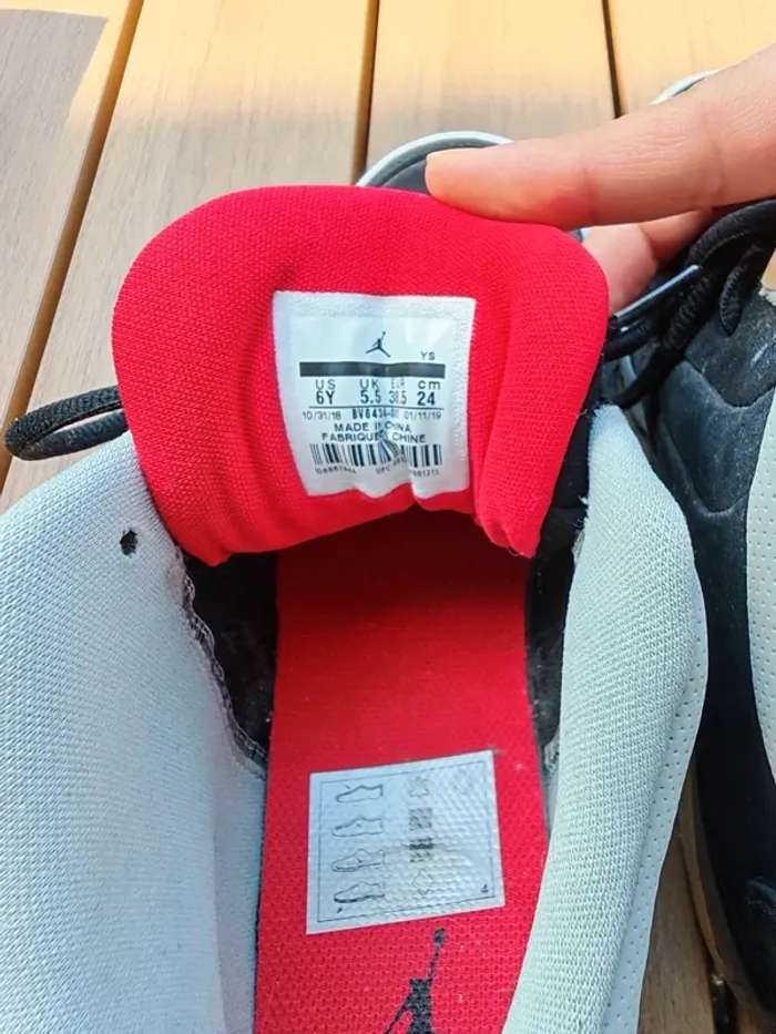 Jordan Big Found GS noire 38,5 - photo numéro 6