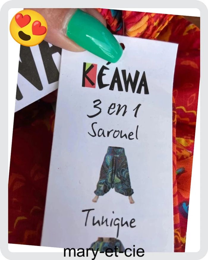 SOLDÉ - Kéawa 3 en 1 sarouel tunique combinaison - me contacter pour commander en lot - photo numéro 5