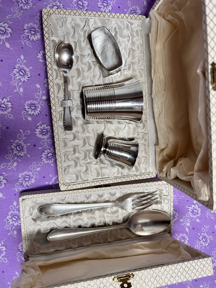 Cadeau de naissance argenterie - photo numéro 3