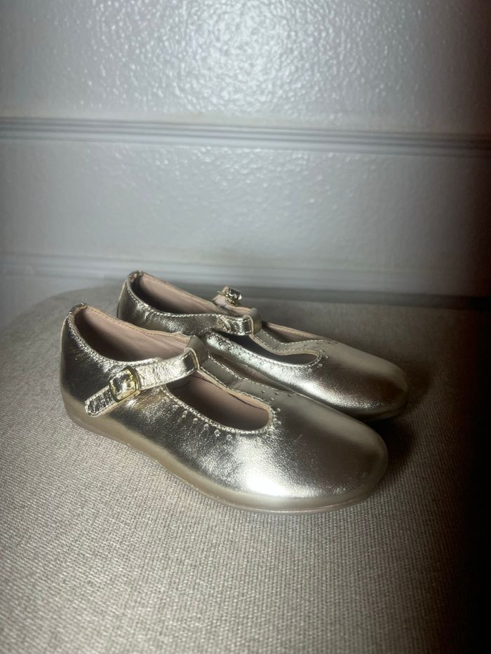 Ballerines dorées - photo numéro 1