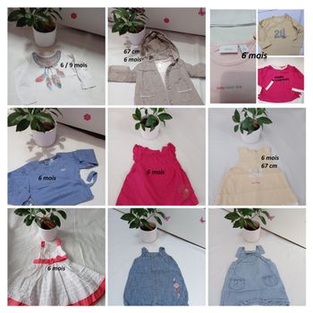 lot 15 articles 6mois fille 