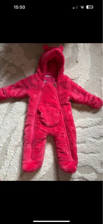 Combinaison pilote bébé fille Noukie’s 6-9 mois | Hiver chaude doudou