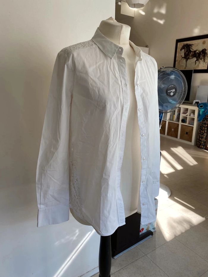 Chemise blanche dentelle - Zapa - photo numéro 3