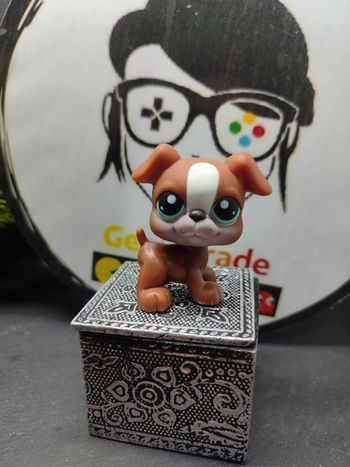 Lps01176 my littlest Petshop Pet Shop LPS Hasbro chien dog boxer 83